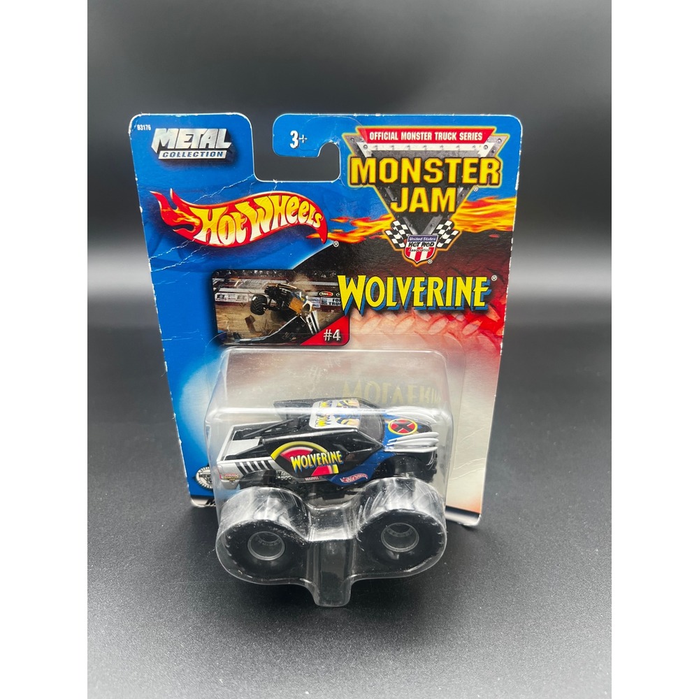 Hot Wheels Monster Jam Wolverine #4 Marvel Metal Collection 1:64 Die-Cast 2002